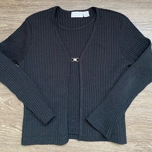 Vintage black top with built in tank